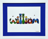 Primary Colours with Frame